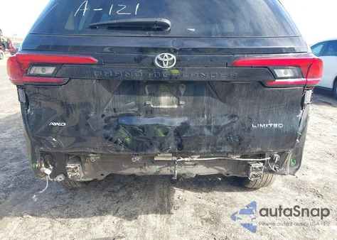 2024 Toyota Grand Highlander Limited from USA, damaged, VIN 5TDAAAB5XRS027636